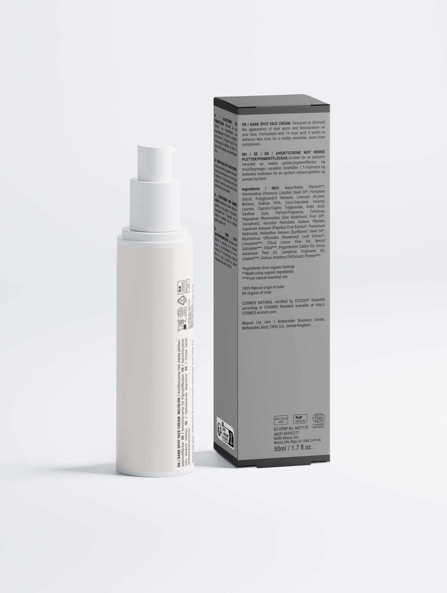 Dark Spot Face Cream with Kojic Acid